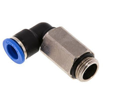 10mm x G3/8'' 90 graden L-verbinding Messing/PA 66 Insteekfitting Buitendraad Lange Huls Draaibaar NBR [2 Stuks]