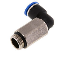 10mm x G3/8'' 90 graden L-verbinding Messing/PA 66 Insteekfitting Buitendraad Lange Huls Draaibaar NBR [2 Stuks]