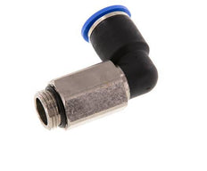 12mm x G3/8'' 90 graden L-verbinding Messing/PA 66 Insteekfitting Buitendraad Lange Huls Draaibaar NBR