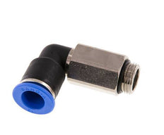 12mm x G3/8'' 90 graden L-verbinding Messing/PA 66 Insteekfitting Buitendraad Lange Huls Draaibaar NBR