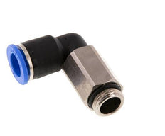 12mm x G3/8'' 90 graden L-verbinding Messing/PA 66 Insteekfitting Buitendraad Lange Huls Draaibaar NBR
