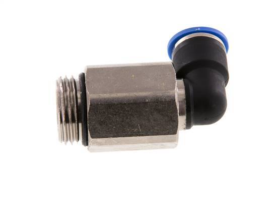 10mm x G1/2'' 90 graden L-verbinding Messing/PA 66 Insteekfitting Buitendraad Lange Huls Draaibaar NBR