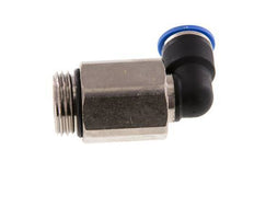 10mm x G1/2'' 90 graden L-verbinding Messing/PA 66 Insteekfitting Buitendraad Lange Huls Draaibaar NBR