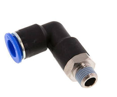 12mm x R1/4'' 90 graden L-verbinding Messing/PA 66 Insteekfitting Buitendraad Lange Behuizing Draaibaar NBR [2 Stuks]