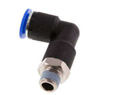 12mm x R1/4'' 90 graden L-verbinding Messing/PA 66 Insteekfitting Buitendraad Lange Behuizing Draaibaar NBR [2 Stuks]