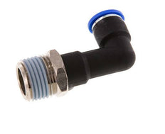 10mm x R1/2'' 90 graden L-verbinding Messing/PA 66 Insteekfitting Buitendraad Lange Behuizing Draaibaar NBR [2 Stuks]