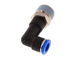 10mm x R1/2'' 90 graden L-verbinding Messing/PA 66 Insteekfitting Buitendraad Lange Behuizing Draaibaar NBR [2 Stuks]