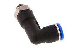 10mm x G1/8'' 90 graden L-verbinding Messing/PA 66 Insteekfitting Buitendraad Lange Behuizing Draaibaar NBR [2 Stuks]