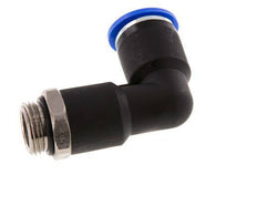 12mm x G3/8'' 90 graden L-verbinding Messing/PA 66 Insteekfitting Buitendraad Lange Behuizing Draaibaar NBR [2 Stuks]