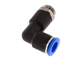 12mm x G3/8'' 90 graden L-verbinding Messing/PA 66 Insteekfitting Buitendraad Lange Behuizing Draaibaar NBR [2 Stuks]