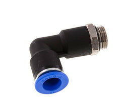 12mm x G3/8'' 90 graden L-verbinding Messing/PA 66 Insteekfitting Buitendraad Lange Behuizing Draaibaar NBR [2 Stuks]