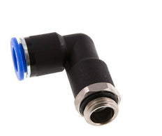 12mm x G3/8'' 90 graden L-verbinding Messing/PA 66 Insteekfitting Buitendraad Lange Behuizing Draaibaar NBR [2 Stuks]