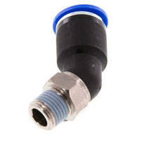 12mm x R1/4'' 45 graden L-verbinding Messing/PA 66 Insteekfitting Buitendraad NBR [2 Stuks]