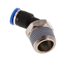6mm x R3/8'' 45 graden L-verbinding Messing/PA 66 Insteekfitting Buitendraad NBR [2 Stuks]