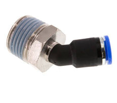 8mm x R1/2'' 45 graden L-verbinding Messing/PA 66 Insteekfitting Buitendraad NBR [2 Stuks]