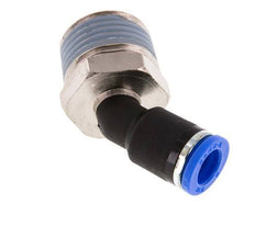 8mm x R1/2'' 45 graden L-verbinding Messing/PA 66 Insteekfitting Buitendraad NBR [2 Stuks]
