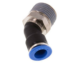 10mm x R1/2'' 45 graden L-verbinding Messing/PA 66 Insteekfitting Buitendraad NBR [2 Stuks]