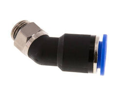 12mm x G1/4'' 45 graden L-verbinding Messing/PA 66 Insteekfitting Buitendraad NBR [2 Stuks]