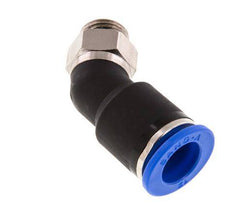 12mm x G1/4'' 45 graden L-verbinding Messing/PA 66 Insteekfitting Buitendraad NBR [2 Stuks]