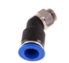 12mm x G1/4'' 45 graden L-verbinding Messing/PA 66 Insteekfitting Buitendraad NBR [2 Stuks]