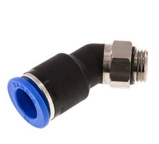 12mm x G1/4'' 45 graden L-verbinding Messing/PA 66 Insteekfitting Buitendraad NBR [2 Stuks]
