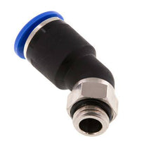 12mm x G1/4'' 45 graden L-verbinding Messing/PA 66 Insteekfitting Buitendraad NBR [2 Stuks]