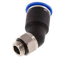 12mm x G1/4'' 45 graden L-verbinding Messing/PA 66 Insteekfitting Buitendraad NBR [2 Stuks]