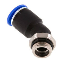 12mm x G3/8'' 45 graden L-verbinding Messing/PA 66 Insteekfitting Buitendraad NBR [2 Stuks]