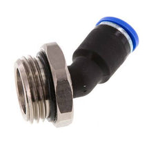 8mm x G1/2'' 45deg Elbow Push-in Fitting with Male Threads Brass/PA 66 NBR [2 Pieces]