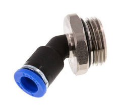 8mm x G1/2'' 45 graden L-verbinding Messing/PA 66 Insteekfitting Buitendraad NBR [2 Stuks]