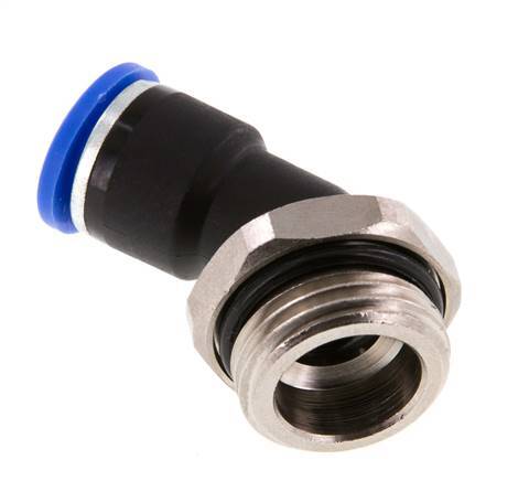 10mm x G1/2'' 45 graden L-verbinding Messing/PA 66 Insteekfitting Buitendraad NBR [2 Stuks]