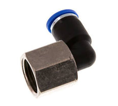 8mm x G3/8'' 90deg Elbow Push-in Fitting with Female Threads Brass/PA 66 NBR Rotatable [2 Pieces]
