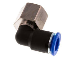 12mm x G1/2'' 90 graden L-verbinding Messing/PA 66 Insteekfitting Binnendraad Draaibaar NBR