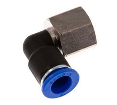 12mm x G1/2'' 90 graden L-verbinding Messing/PA 66 Insteekfitting Binnendraad Draaibaar NBR