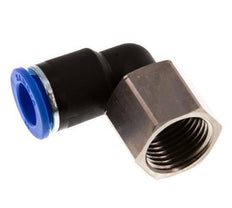 12mm x G1/2'' 90 graden L-verbinding Messing/PA 66 Insteekfitting Binnendraad Draaibaar NBR