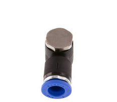 8mm x R1/8'' 90 graden L-vorm Messing/PA 66 Insteekfitting Buitendraad Draaibaar NBR [2 Stuks]