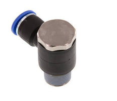 10mm x R3/8'' 90 graden L-vorm Messing/PA 66 Insteekfitting Buitendraad Draaibaar NBR
