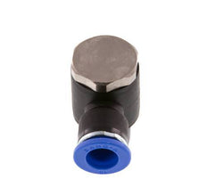 10mm x R3/8'' 90 graden L-vorm Messing/PA 66 Insteekfitting Buitendraad Draaibaar NBR
