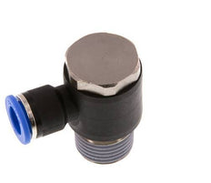 10mm x R1/2'' 90 graden L-vorm Messing/PA 66 Insteekfitting Buitendraad Draaibaar NBR