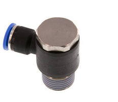 10mm x R1/2'' 90 graden L-vorm Messing/PA 66 Insteekfitting Buitendraad Draaibaar NBR