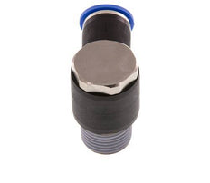 12mm x R1/2'' 90 graden L-vorm Messing/PA 66 Insteekfitting Buitendraad Draaibaar NBR