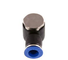 12mm x R1/2'' 90 graden L-vorm Messing/PA 66 Insteekfitting Buitendraad Draaibaar NBR