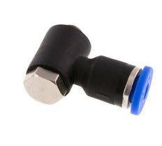 3mm x M 5 90deg Elbow L-shape Push-in Fitting with Male Threads Brass/PA 66 NBR Rotatable [2 Pieces]