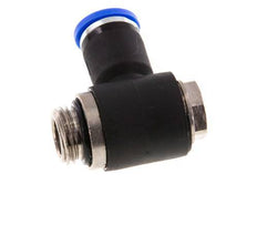 8mm x G1/4'' 90 graden L-vorm Messing/PA 66 Insteekfitting Buitendraad Draaibaar NBR [2 Stuks]