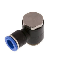 10mm x G3/8'' 90 graden L-vorm Messing/PA 66 Insteekfitting Buitendraad Draaibaar NBR [2 Stuks]
