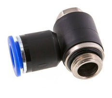 12mm x G3/8'' 90 graden L-vorm Messing/PA 66 Insteekfitting Buitendraad Draaibaar NBR