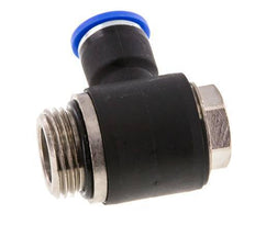 10mm x G1/2'' 90 graden L-vorm Messing/PA 66 Insteekfitting Buitendraad Draaibaar NBR