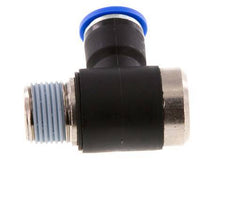 10mm x R3/8'' 90 graden L-vorm Messing/PA 66 Insteekfitting Buitendraad Binnenzeskant Draaibaar NBR