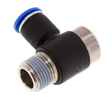 12mm x R1/2'' 90 graden L-vorm Messing/PA 66 Insteekfitting Buitendraad Binnenzeskant Draaibaar NBR