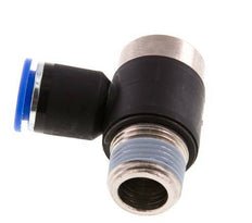 12mm x R1/2'' 90 graden L-vorm Messing/PA 66 Insteekfitting Buitendraad Binnenzeskant Draaibaar NBR